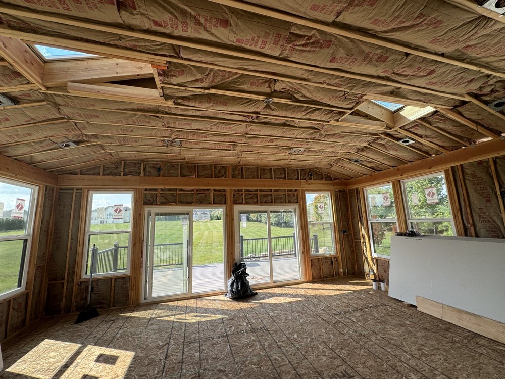 Addition framing & insulation