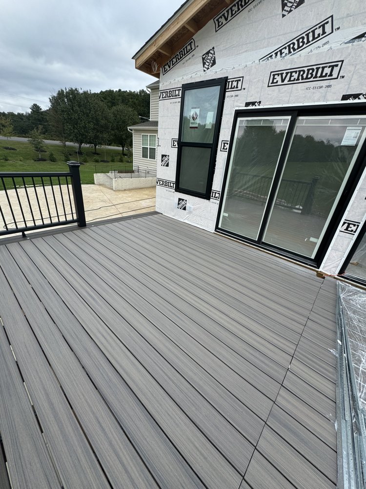 Composite deck build