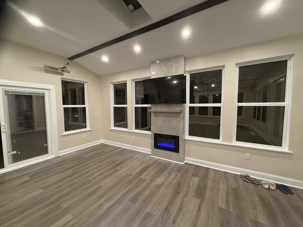 Sunroom addition, finished